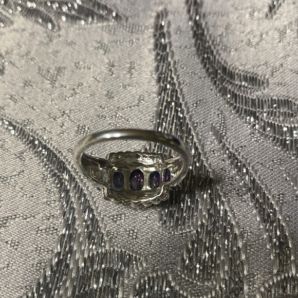 JTV Oval pure blue topaz ring! - Picture 5 of 9